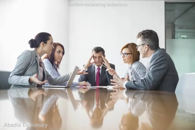 conflict‑escalating behaviors